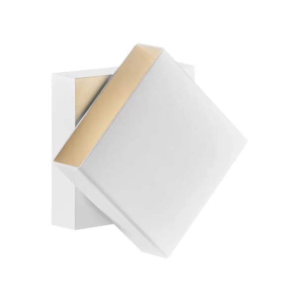 Nordlux Turn - applique murale extérieure - 15 x 15 cm - 13W LED dimmable inclus - IP54 - blanc