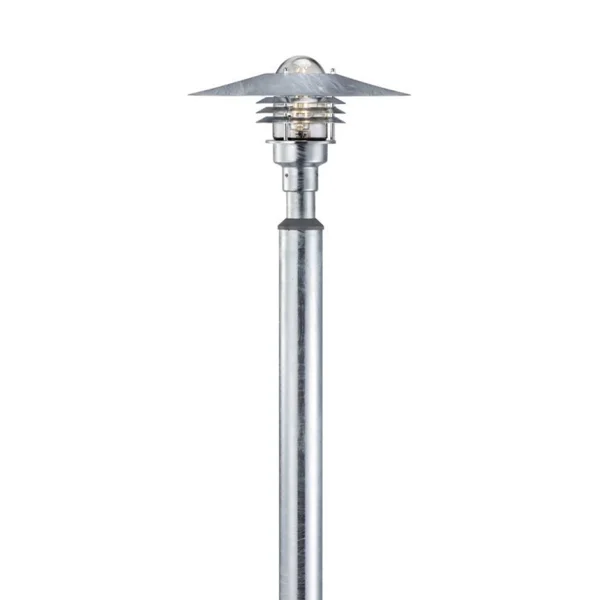 Nordlux Vejers - poteau de jardin - Ø 39 x 215 cm - IP54 - acier galvanisé