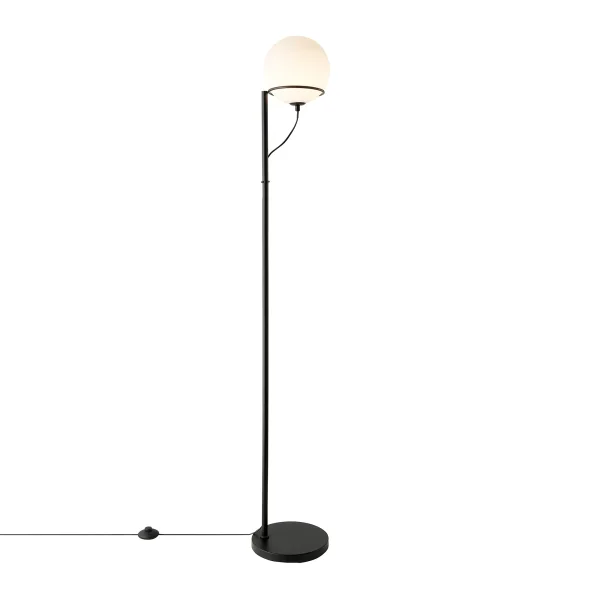 Nordlux Wilson - lampadaire - Ø 25 x 159 cm - noir et blanc