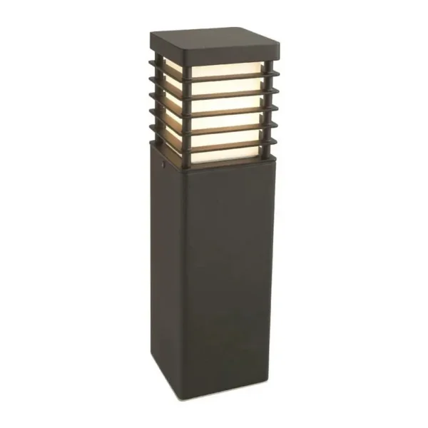 Norlys - Halmstad 49 LED 8,5W Borne de Jardin avec Ancrage Sol Noir