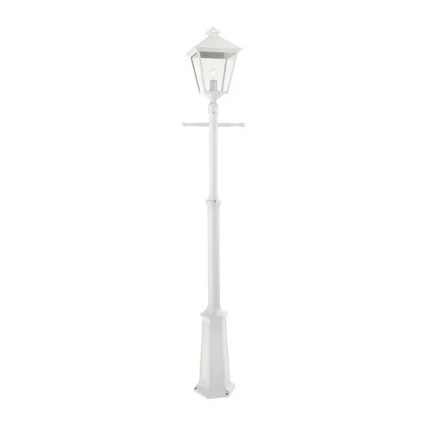 Norlys - London 1 Lampadaire de Parc pour Ancrage Béton Blanc