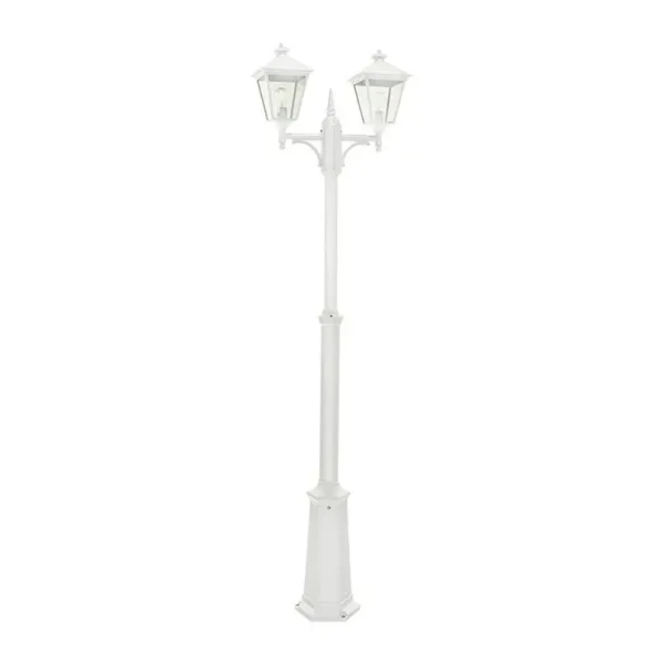 Norlys - London 2 Lampadaire de Parc Large pour Ancrage Béton Blanc