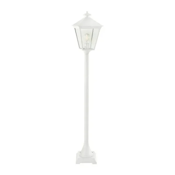Norlys - London Borne de Jardin pour Ancrage Béton Blanc