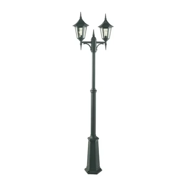 Norlys - Modena 2 Lampadaire de Parc avec Ancrage Sol étroit Noir