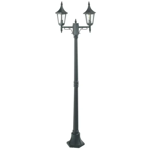 Norlys - Rimini/Milano 2 Lampadaire de Parc avec Ancrage Sol Noir