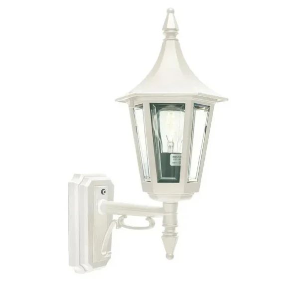 Norlys - Rimini/Milano Haut Applique Murale d'Extérieur avec Support d'Angle Blanc Norl