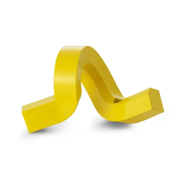 Normann Copenhagen Bougeoir Crooked 1 Yellow