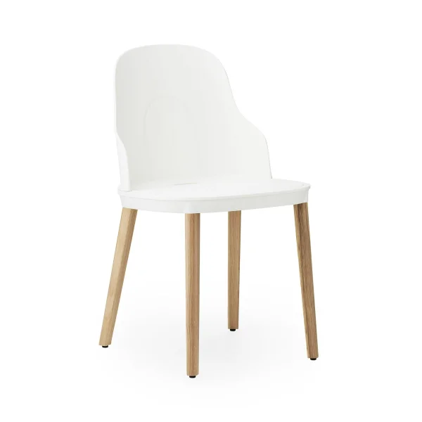 Normann Copenhagen Chaise Allez avec pieds en chêne Blanc-chêne