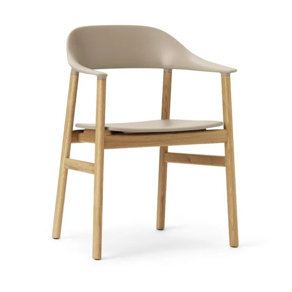 Normann Copenhagen Chaise Herit en chêne Sand