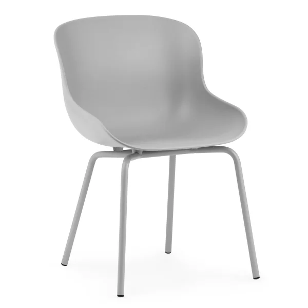 Normann Copenhagen Chaise Hyg pieds en métal Gris