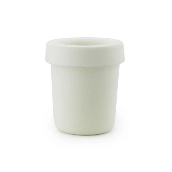 Normann Copenhagen - Corbeille à papier Hide, crème, hauteur 36 cm