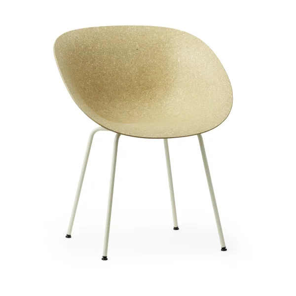 Normann Copenhagen Fauteuil Mat Armchair Hemp-cream steel