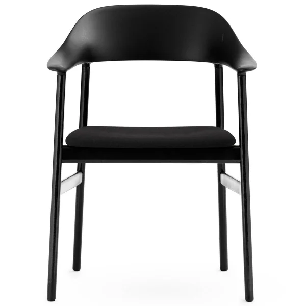 Normann Copenhagen Herit Chaise armstöd & Tissuklädsel noir chêne Noir