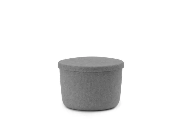 Normann Copenhagen - Hide Storage Pouf Small Grey