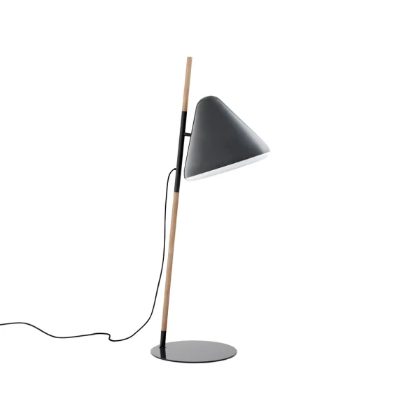 Normann Copenhagen Lampadaire Hello grey, structure en hêtre