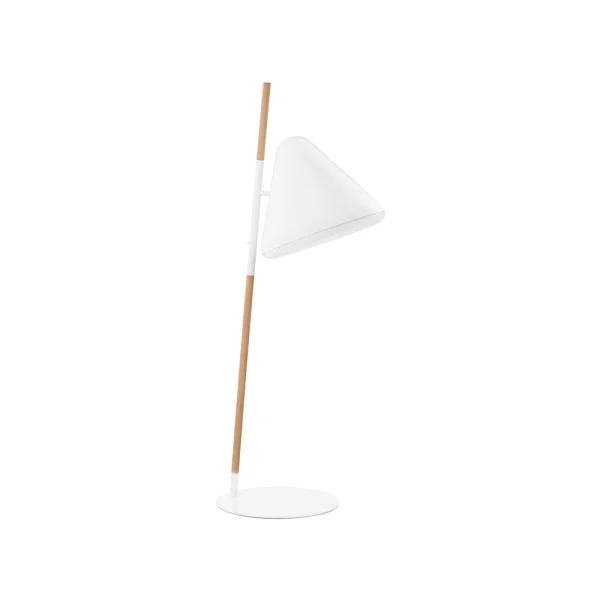 Normann Copenhagen Lampadaire Hello white, structure en hêtre