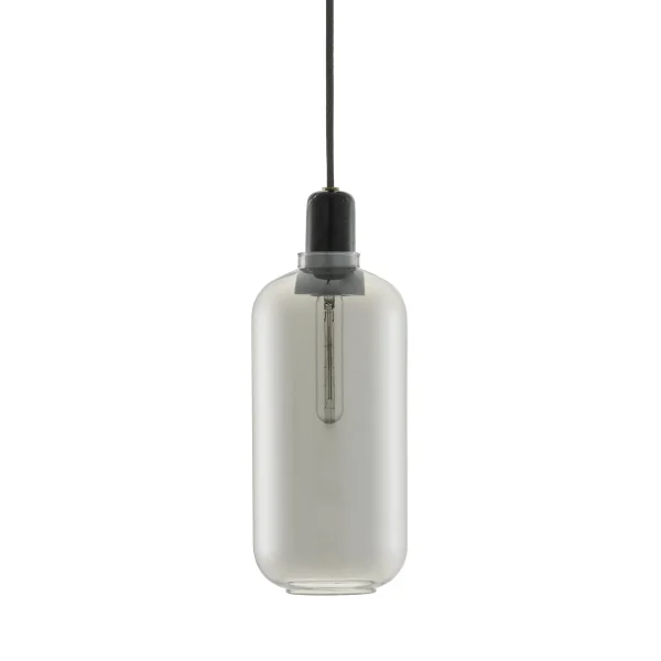 Normann Copenhagen Lampe Amp grande gris-noir