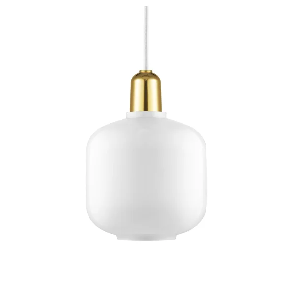 Normann Copenhagen Lampe Amp petite Blanc-laiton