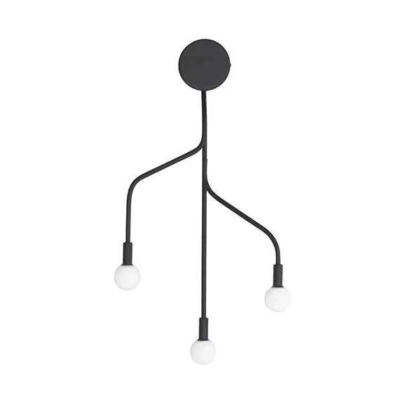 Normann Copenhagen Lampe murale Vekst Noir