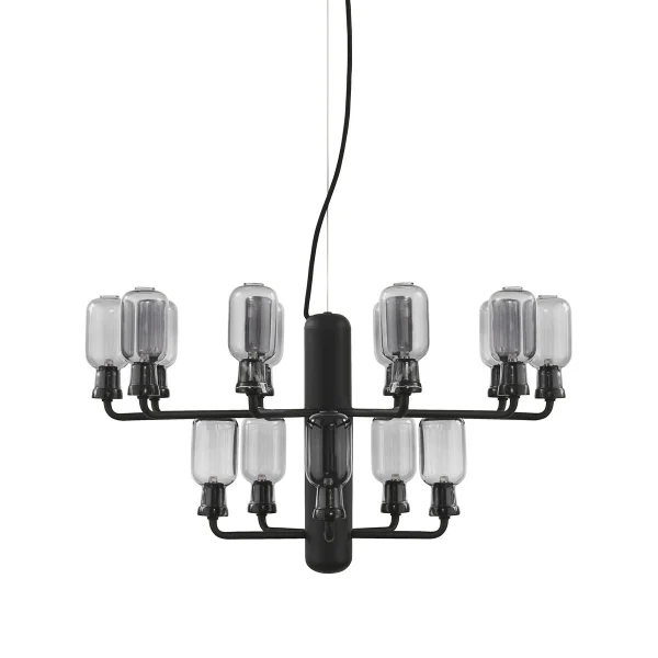 Normann Copenhagen Lustre Amp gris -noir