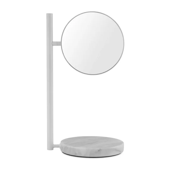 Normann Copenhagen Miroir de table double face Pose 21x39 cm Blanc