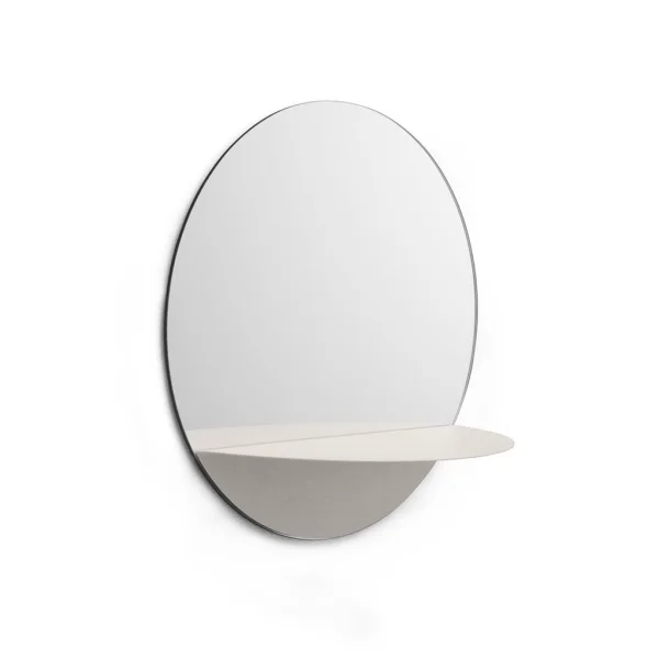 Normann Copenhagen Miroir Horizon rond blanc