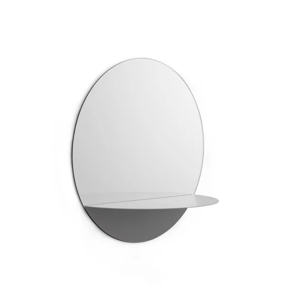 Normann Copenhagen Miroir Horizon rond gris