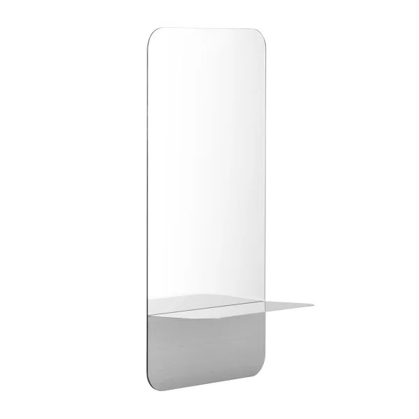 Normann Copenhagen Miroir vertical Horizon 40x80 cm Acier inoxydable