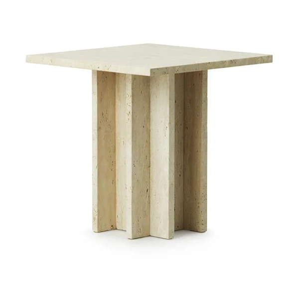 Normann Copenhagen Petite table basse Edge Travertine