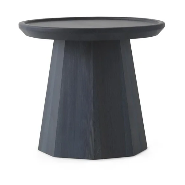 Normann Copenhagen Pine table d'appoint Ø 45 cm H : 40,6 cm Bleu foncé