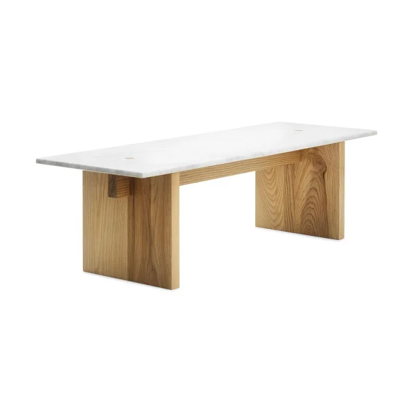 Normann Copenhagen Solid Table table basse 130x38.5x40 cm Blanc