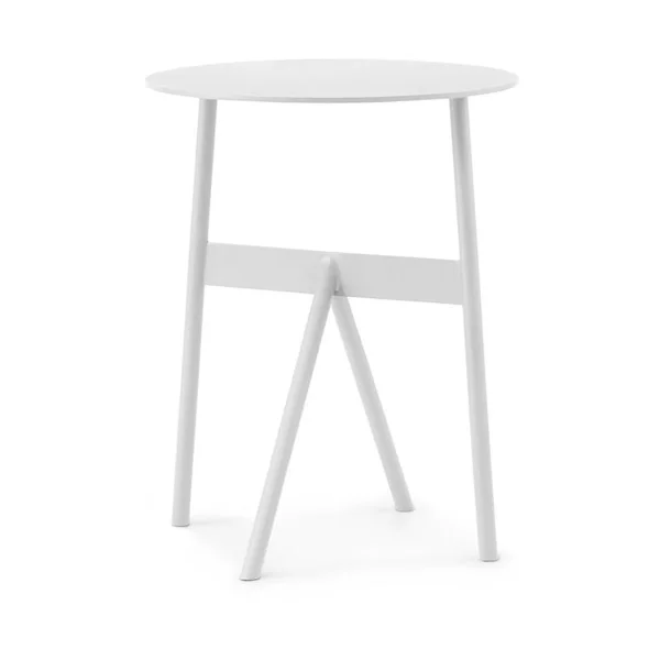 Normann Copenhagen Stock Table table d'appoint Ø37 cm H:46 cm Blanc