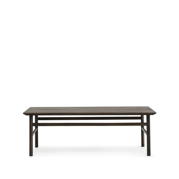 Normann Copenhagen Table basse Grow chêne fumé lasuré, large