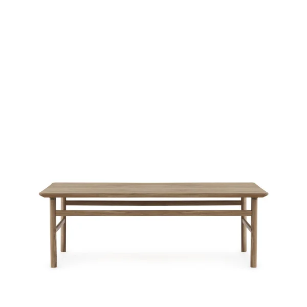 Normann Copenhagen Table basse Grow chêne laqué transparent, large