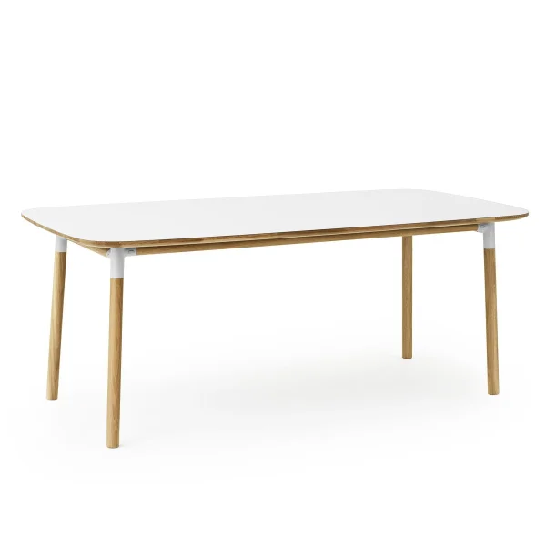 Normann Copenhagen Table Form 95x200 cm Blanc