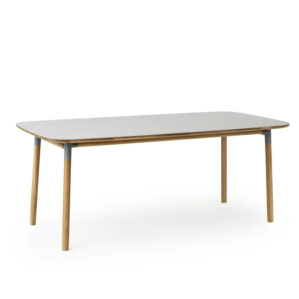 Normann Copenhagen Table Form 95x200 cm Gris