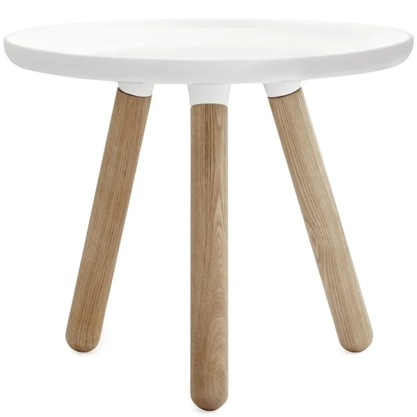 Normann Copenhagen Table Normann Tablo blanche-frêne petit