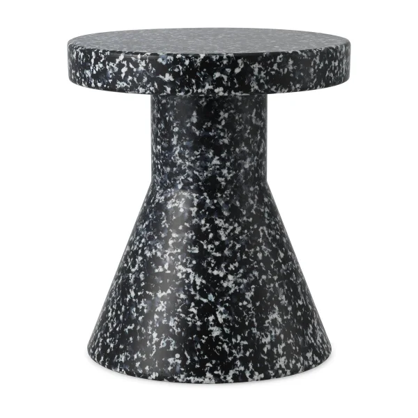 Normann Copenhagen Tabouret Bit Cone Noir-blanc