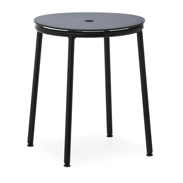 Normann Copenhagen Tabouret Circa 45 cm Aluminium noir