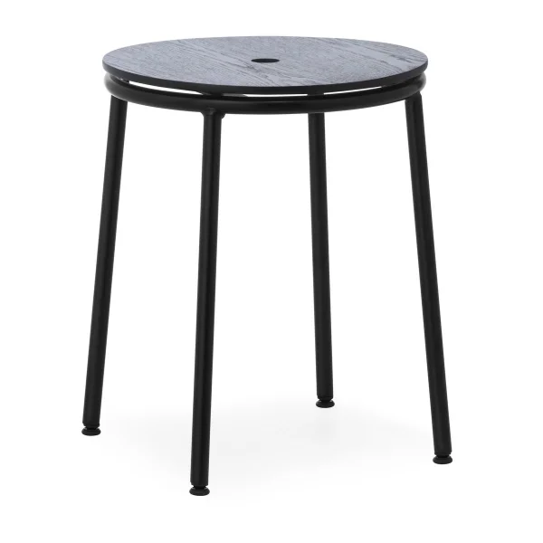 Normann Copenhagen Tabouret Circa 45 cm Chêne noir