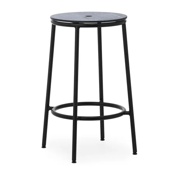 Normann Copenhagen Tabouret de bar Circa 65 cm Chêne noir