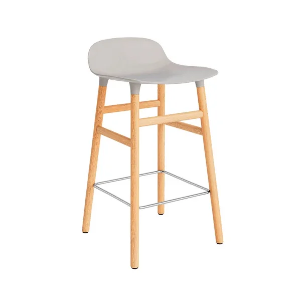 Normann Copenhagen - Tabouret de bar Form H65 Oak/Warm Grey