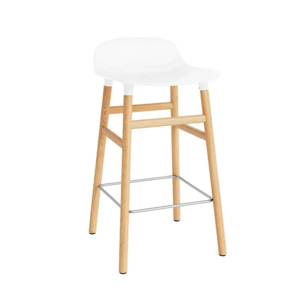 Normann Copenhagen - Tabouret de bar Form H65 Oak/White