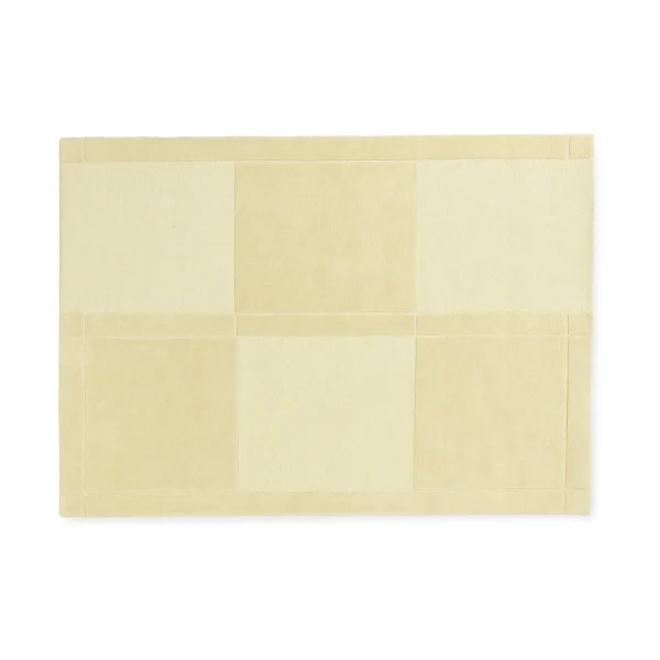 Normann Copenhagen Tapis en laine Level Jaune clair, 250x350 cm