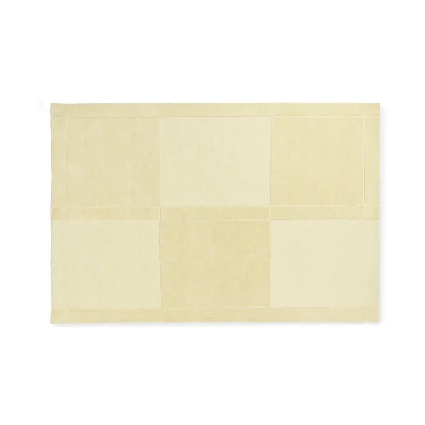 Normann Copenhagen Tapis en laine Level Light yellow, 200x300 cm