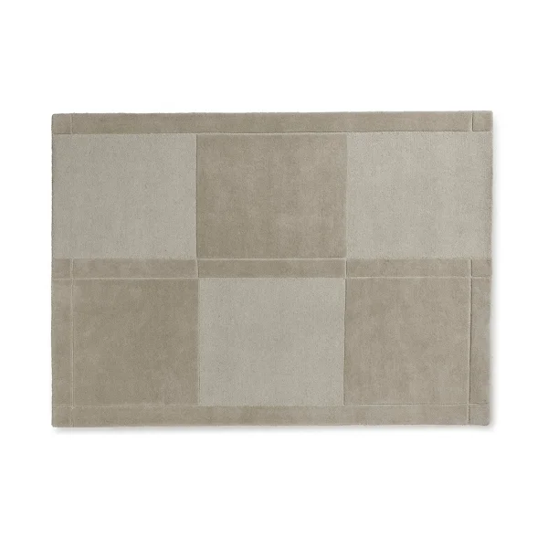 Normann Copenhagen Tapis en laine Level Warm grey, 170x240 cm