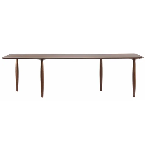 NORR11 Table à manger Oku 250 cm Dark smoked oak