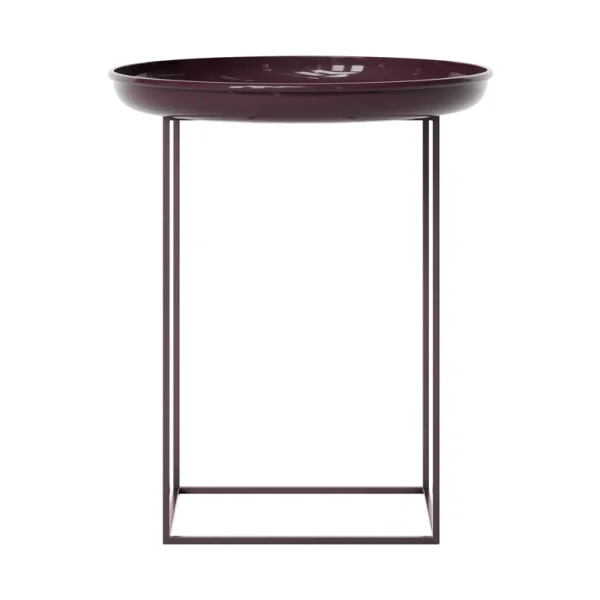 NORR11 Table d'appoint Duke small Lacquered maroon