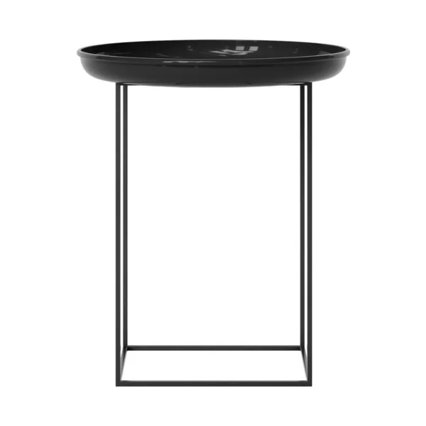 NORR11 Table d'appoint Duke small Lacquered obsidian