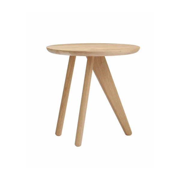 NORR11 Table d'appoint Fin Ø40 cm Chêne naturel